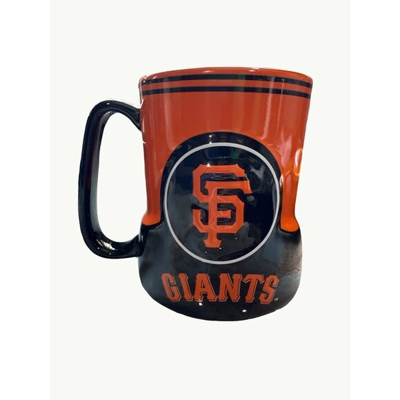 Boelter Brands Other - San Francisco Giants Boelter Brands 3D Sculpted Mug 16 Oz Orange and Black